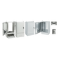 Gabinete para Exterior Tipo 4X Doble Puerta de 22 UR / Aluminio Soldado / 1270 x 762 x 1118 mm (50 x 30 x 44 in) / Exterior IP66 / Montaje Almohadilla / Aislamiento Termico / Gris RAL 7035