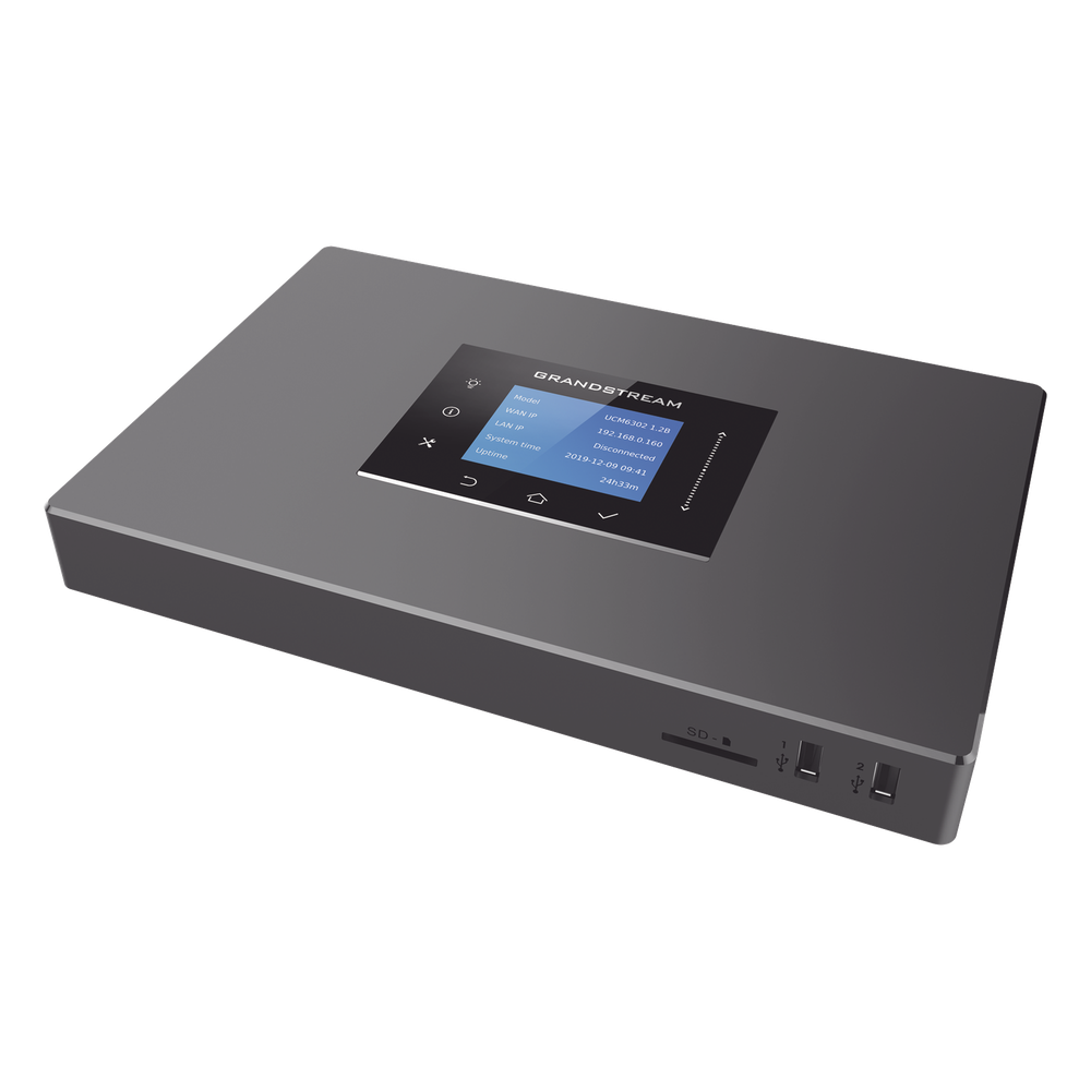 Conmutador IP-PBX para hasta 1000 usuarios y 150 llamadas simultaneas, 2FXO, 2FXS, para solución de comunicaciones unificadas y colaboración