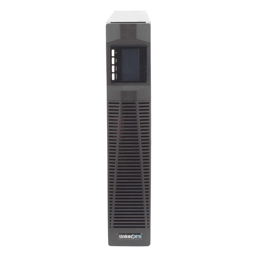 UPS de 3000VA/2700W / Topología On-Line Doble Conversión con Baterías Internas / Entrada y Salida de 120 Vca  / Pantalla LCD Configurable / Formato Rack o Torre / 8 Salidas