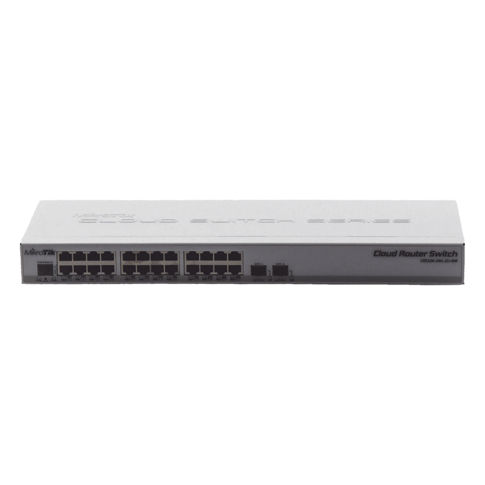 Switch Sistema Operativo Dual 24 Puertos Gigabit Ethernet y 2 Puertos SFP+