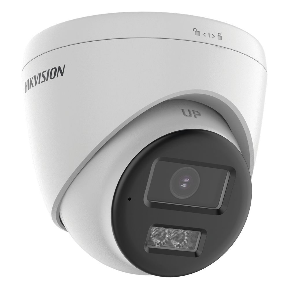 [Audio Bidireccional + Sirena & Estrobo + Dual Light + ColorVu] Turret TURBOHD 4K (8 Megapixel)  / Lente 2.8 mm / 40 mts IR EXIR + 40 mts Luz Blanca / Sirena / Micrófono y Bocina Integrado / Exterior IP67 / dWDR