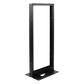 Rack de 2 Postes, Estándar 19", 24 Unidades, Fabricado en Acero, Base "L" para Anclar a Piso.