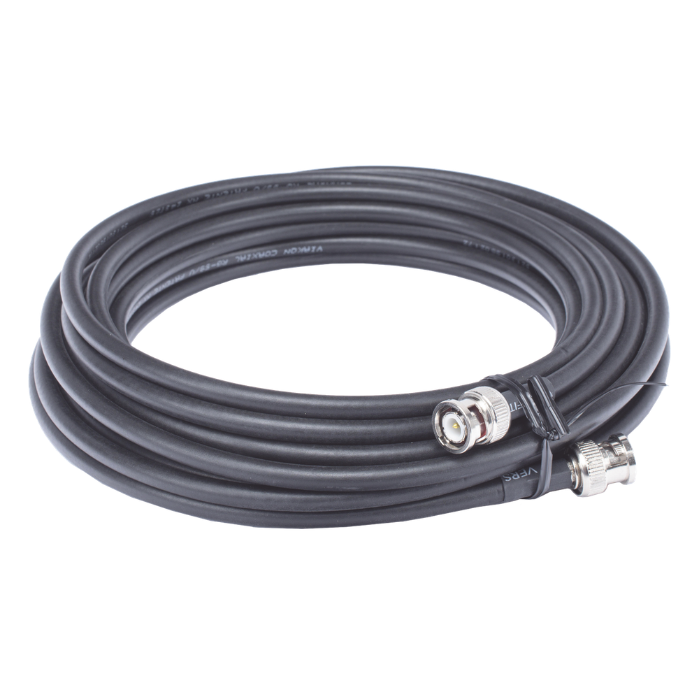Jumper de 8 Metros (26.25 Pies) con Conectores BNC Macho a BNC Macho con Cable RG59.