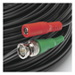 Cable Coaxial (BNC RG59) + Alimentación / SIAMES / 30 Metros (98.43 Pies) / 100% COBRE / Para Cámaras 4K / Uso Interior y Exterior