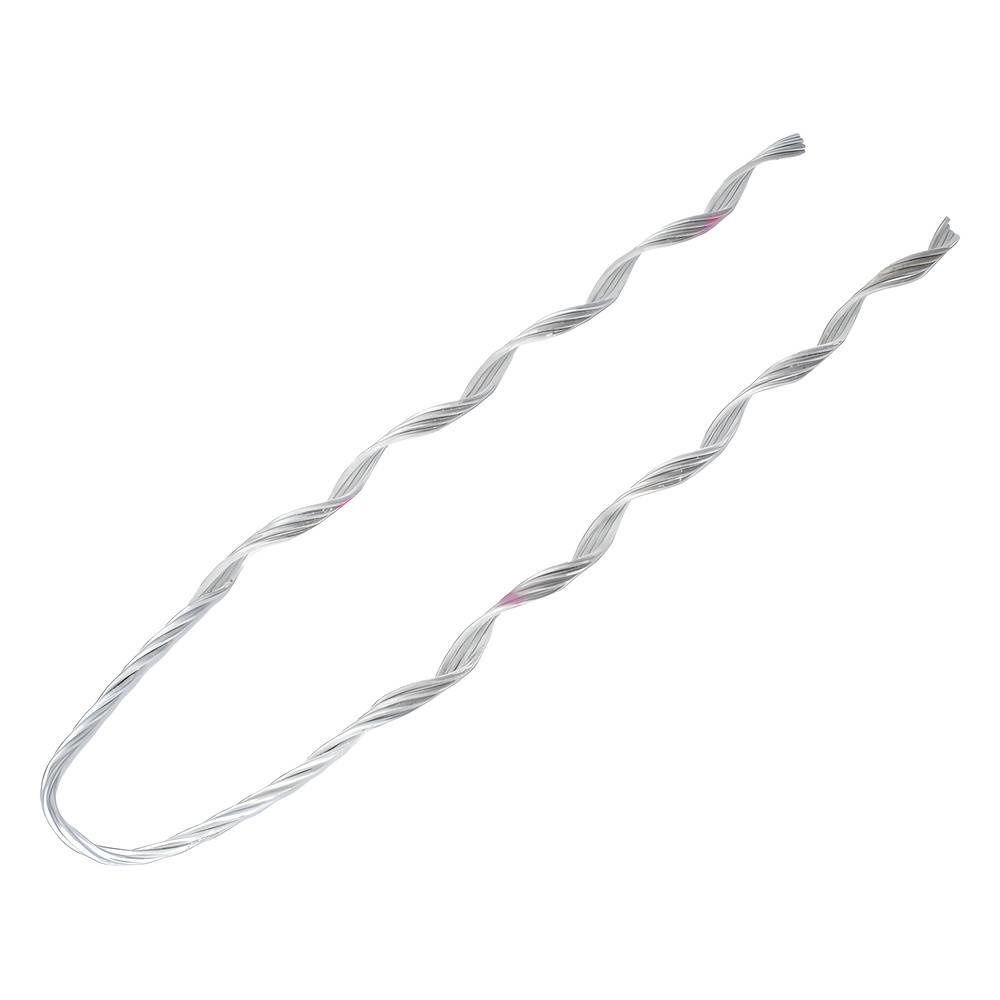Remate Preformado de Acero Galvanizado para Fibra Mini-ADSS de 24 hilos, diámetros 7.5 - 8 mm