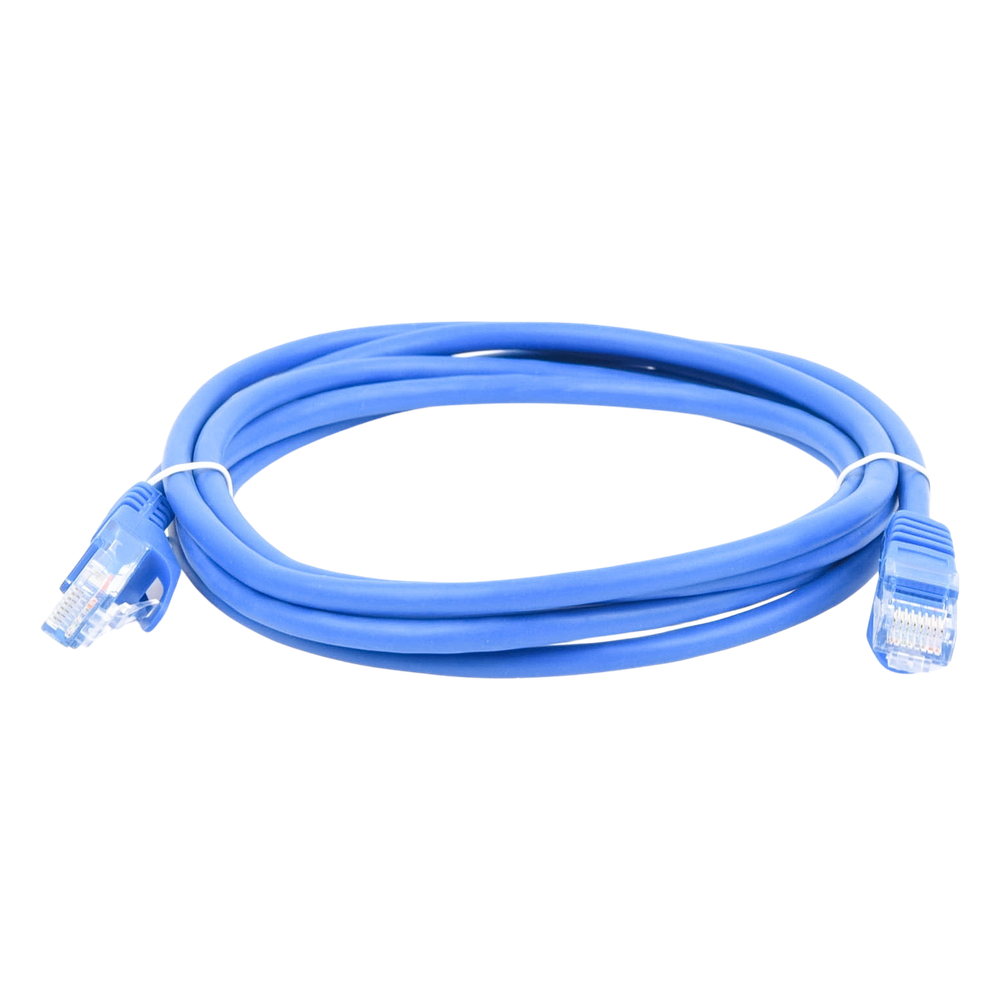 Cable de Parcheo UTP Cat5e - 2 Metros (6.56 Pies) - Azul