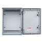 Gabinete de Poliéster IP65 Uso en Intemperie (300 x 400 x 200 mm) con Placa Trasera Interior de Plástico (Incluye Chapa y Llave).