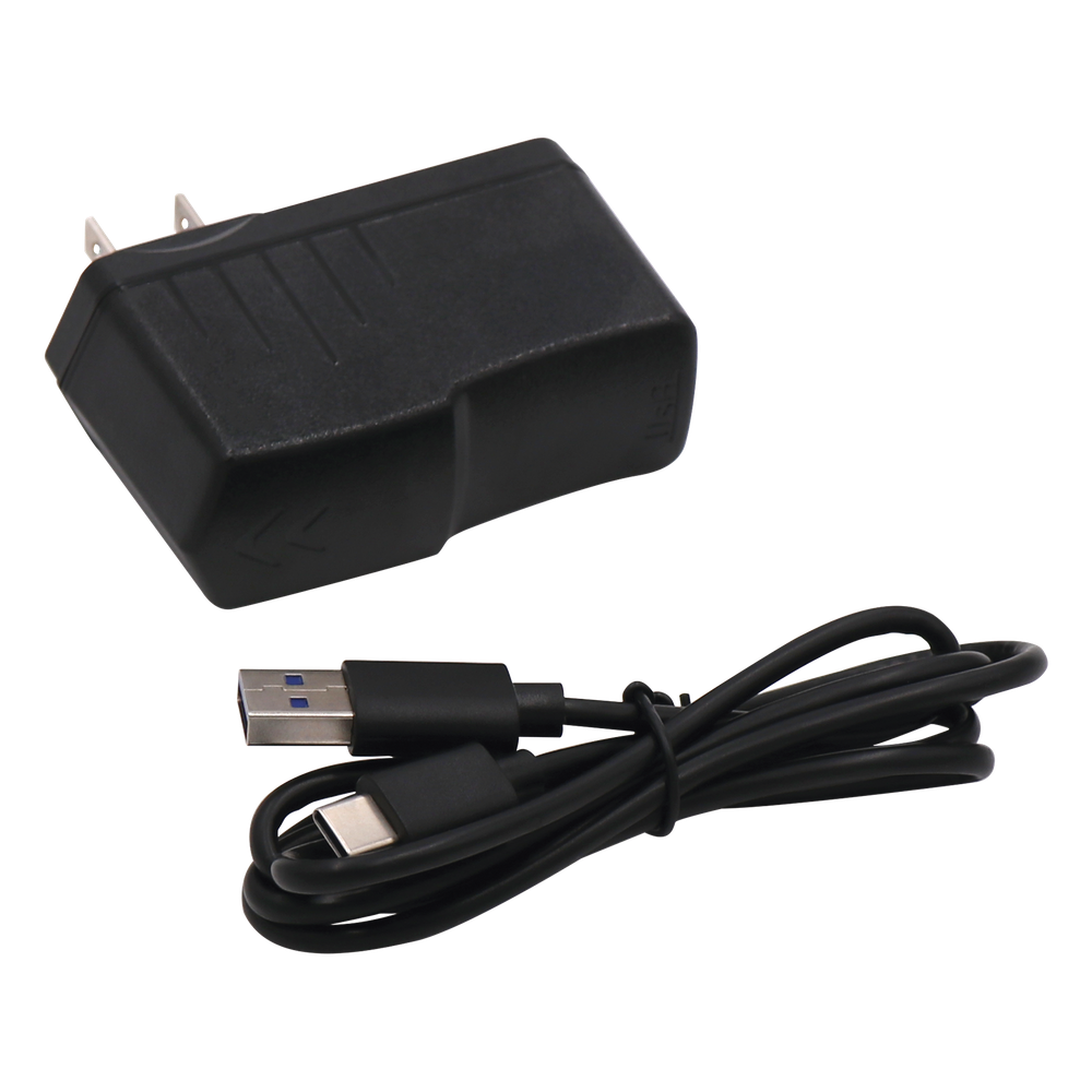 Adaptador de pared de 5 Vcc, @ 3 A con micro-USB tipo C