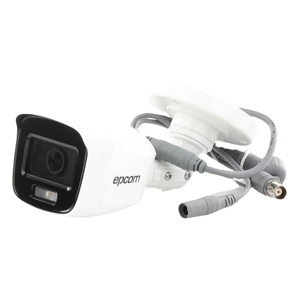 Bala TURBOHD 2 Megapíxel (1080p) / Lente 2.8 mm / ColorVu / Microfono Integrado / Imagen a Color 24/7 / Policarbonato / Luz Blanca 20 mts / Exterior IP66 / TVI-AHD-CVI-CVBS / dWDR