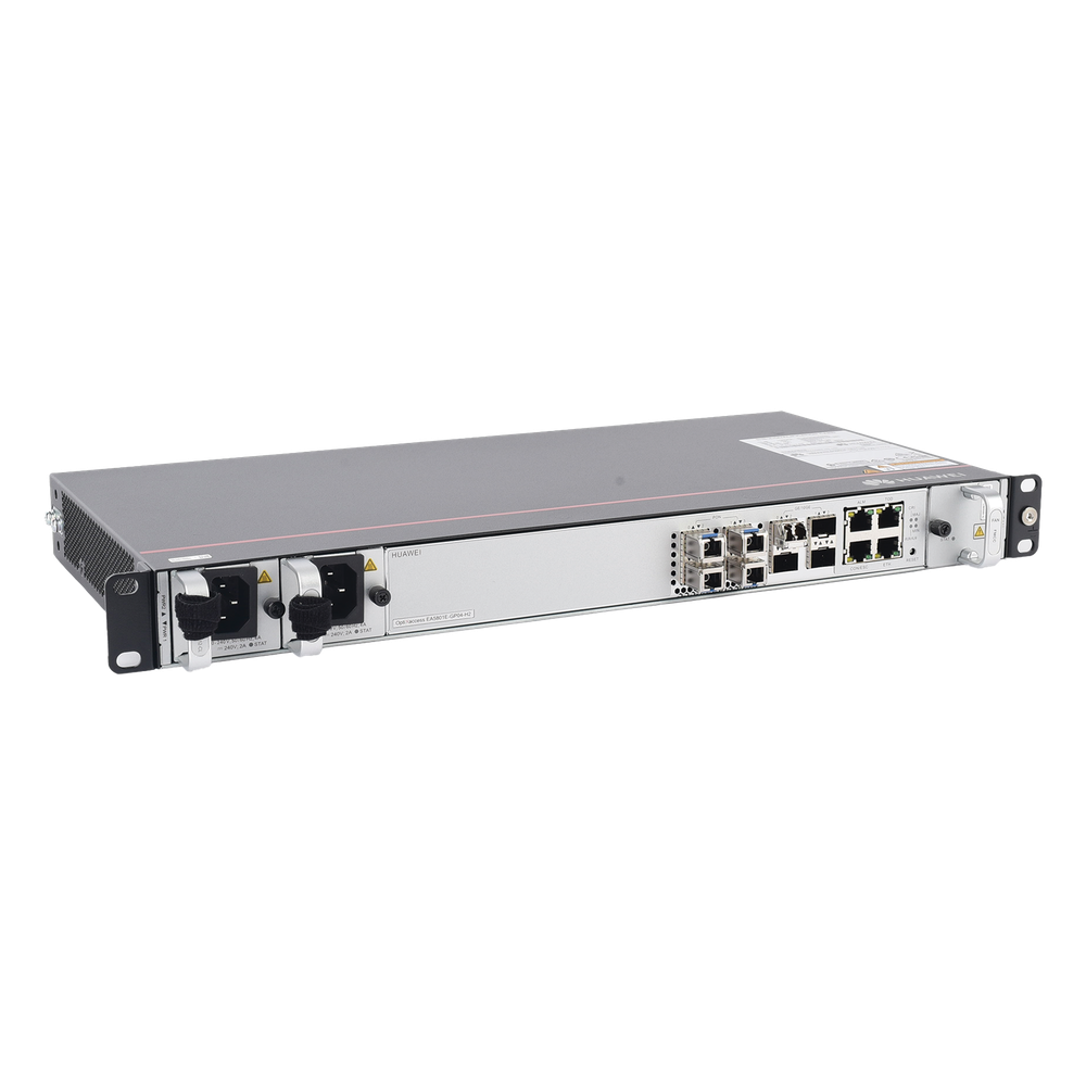 OLT GPON OptiXAccess 4 Puertos con Módulos C+, 4 Puertos Uplink (10GE/GE), Hasta 256 ONTs, 2 Fuentes de Alimentación AC, 1 UR