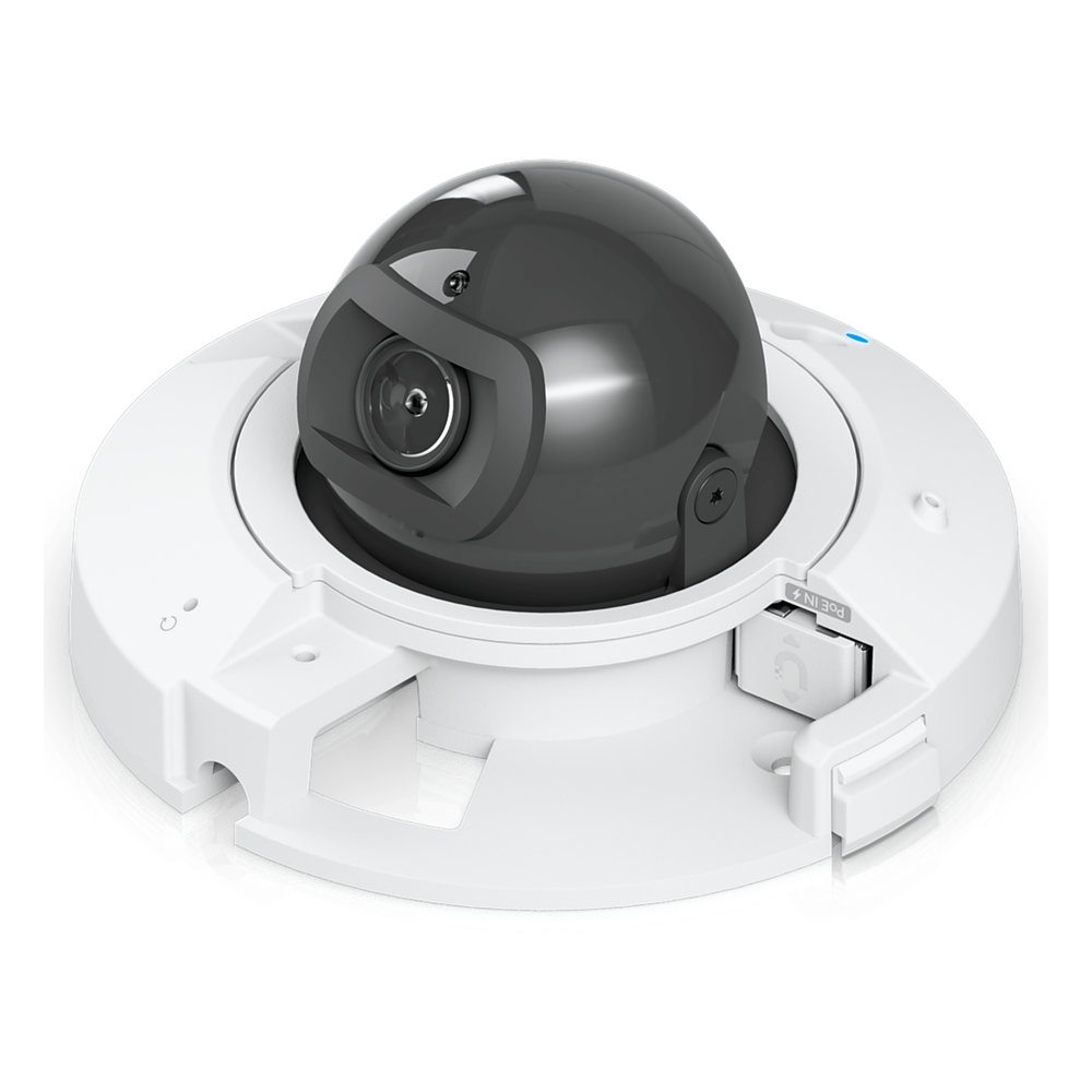 Mini Domo G6 Dome 4K de UniFi Anti vandalismo para Exterior con AI Multi-TOPS / Visión Nocturna IR / Poe+ Audio Bidireccional (Color Blanco)
