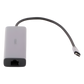 HUB USB-C (Docking Revodok) 6 en 1 | 3 Puertos USB-A 3.0 (5 Gbps) | USB-C PD 100W | HDMI 4K@30Hz | Entrada 1 RJ45 (Gigabit Ethernet) | Chip de Última Generación | Potente Disipación de Calor |  Caja de Aluminio.