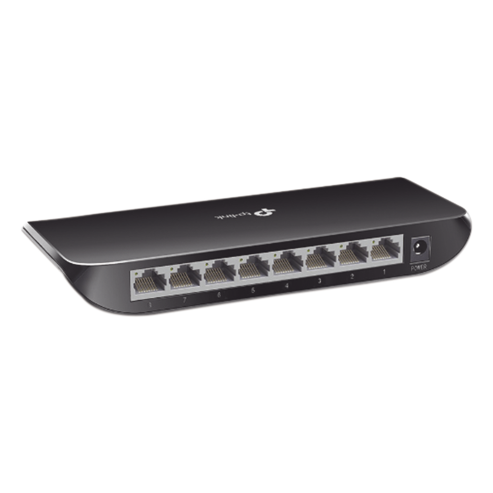 Switch de escritorio 8 puertos 10/100/1000 Mbps