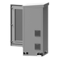Gabinete de Piso para Exterior con Ventiladores y Termostato con Rack de 19" de 16 U + Espacio para Baterías, Se envía el Gabinete Armado.