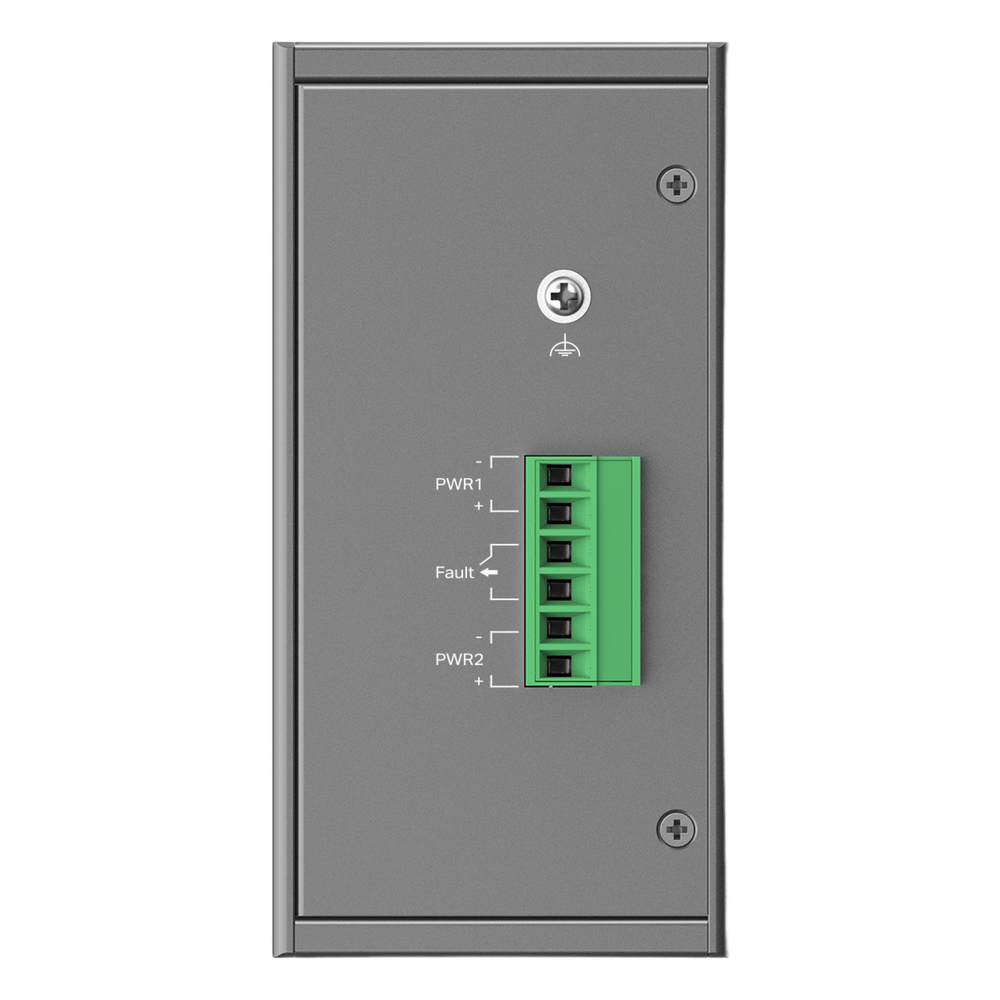 Switch Industrial Easy Managed / 6 Puertos Gigabit (4 PoE) / 120W PoE Budget / IP40 / -40°C a 75°C / 6kV Protección Rayos / Cloud Management Omada / DIN-Rail