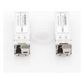 Transceptores Ópticos Bidireccionales SFP+ (Mini-Gbic) / Monomodo 1270 & 1330 nm / 10 Gbps / 10GBASE-BX / Conector LC/UPC Simplex / DDM / Hasta 5 km / 2 Piezas