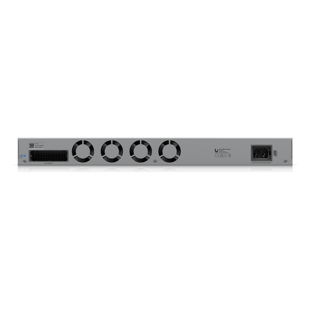 UniFi Switch USW-Pro-XG-48 / Capa 3 / 48 puertos (32 × 10 GbE, 16 × 2,5 GbE) + 4 puertos SFP28 25 G