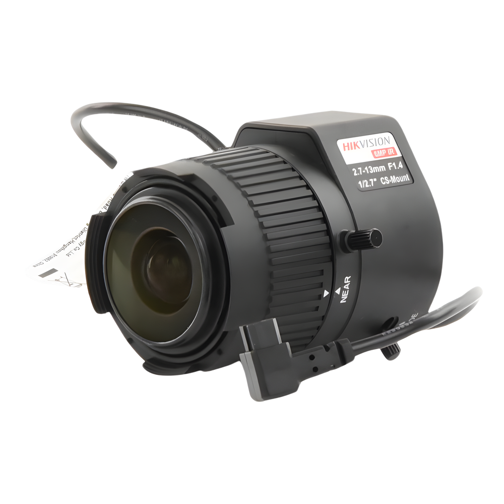 Lente Varifocal 2.7 A 13 mm / Resolución 6 Megapixel / Iris Automático / Formato 1/2.7" / Compatible con Cámaras HIKVISION