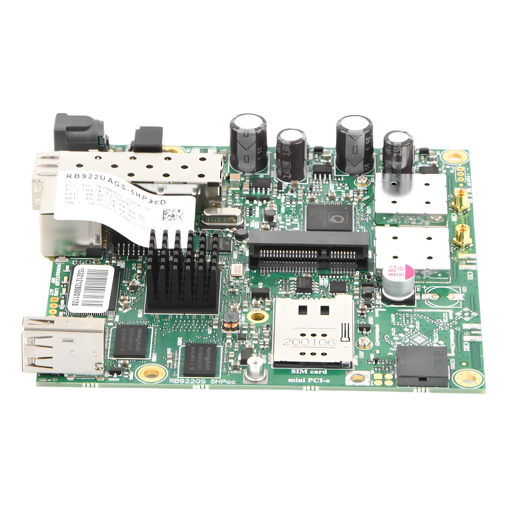 RouterBoard Inalámbrico de 5GHz ac, 1 Puerto Gigabit, CPU 720MHz, Licencia L4