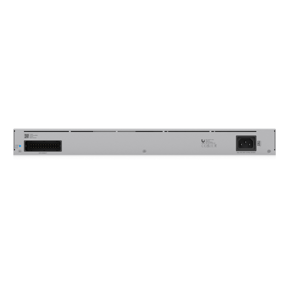 UniFi Dream Machine Pro Max – Cloud Gateway Empresarial con Soporte para 150 Dispositivos y 2000 Clientes, 5 Gbps de Ruteo con IDS/IPS, 2 Bahías para HDD 3.5”, SSD Interno de 128 GB, Failover, Balanceo de Carga y VPN/SD-WAN