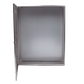Gabinete de Acero Inoxidable IP66 Uso en Intemperie (800 x 1000 x 300 mm) con Placa Interna Galvanizada.