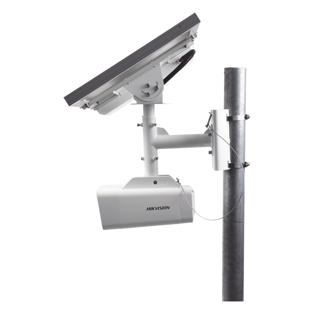 Kit Solar IP All in One / Cámara Bala ColorVu 4 Megapixel / Lente 4 mm / Panel Solar / Batería de Respaldo de Litio 23.2Ah (Hasta 24 Días) / Conexión 4G / Accesorios de Instalación