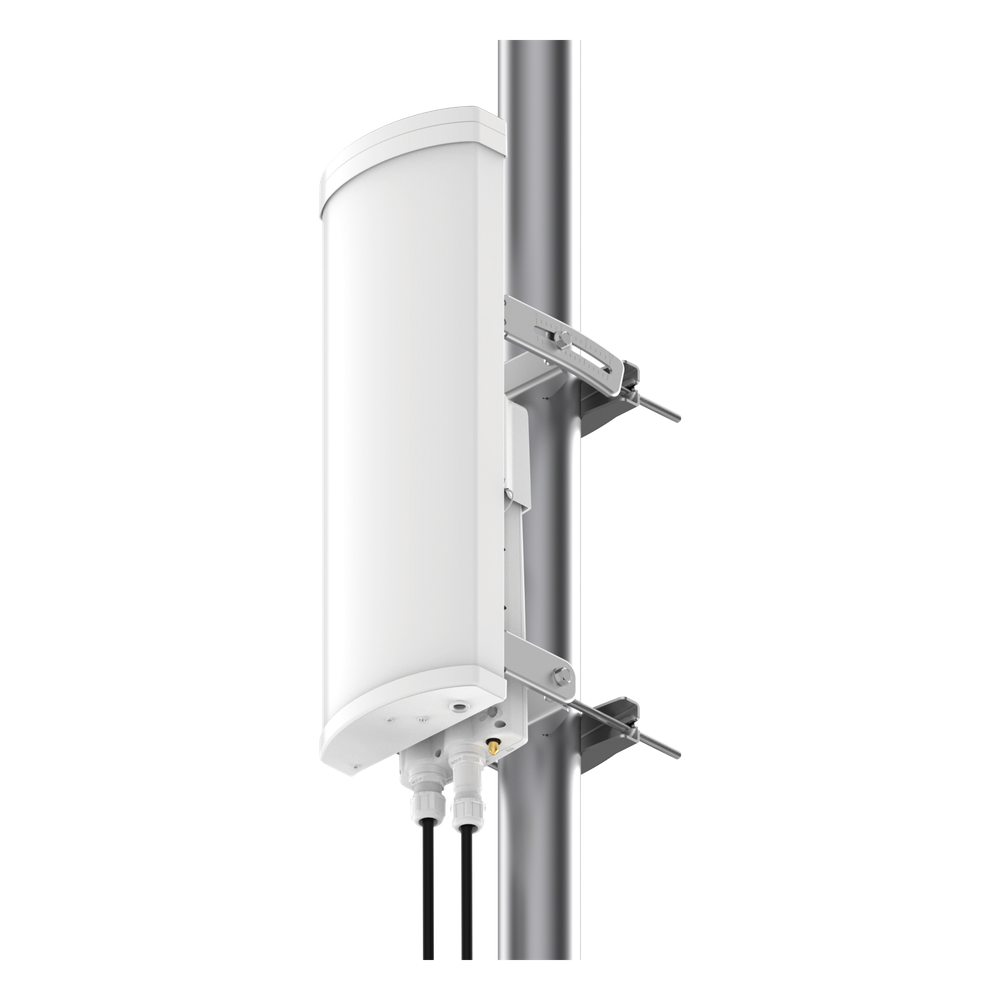 Antena sectorial  de 90 grados, 18 dBi, 5.9-7.1 GHz, MU-MIMO 4x4, incluye kit de montaje para EPMP4600