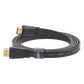 Cable HDMI 2.0 Plano de 1.5 Metros (4.92 Pies) / 4K@60Hz / HDR / 3D / HEC (Canal Ethernet HDMI) / ARC (Canal de Retorno de Audio / Color Profundo de 48 Bits / Audio de 32 Canales / HDCP / Audio Dolby True HD 7.1 / 18 Gbps / EstaÑado y Triple Blindaje / A