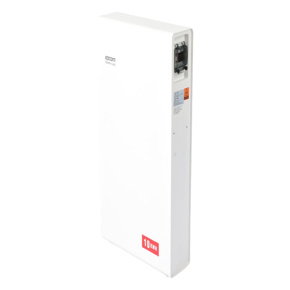 Batería de Litio Hierro Fosfato (LiFePO4)  de 10 Kwh, 51.2 Vcc, 200 Ah, Outdoor, Instalación a pared