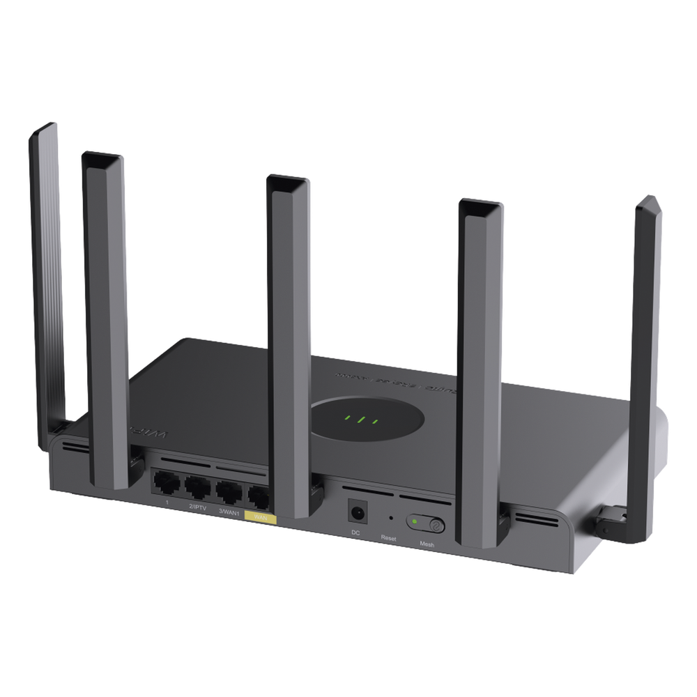 Home Router inalámbrico MESH , Diseñado para GAMING con doble puerto WAN Gigabit para Sumar Ancho de banda, 3 puertos LAN Gigabit., WI-FI 6 2x2 doble Banda