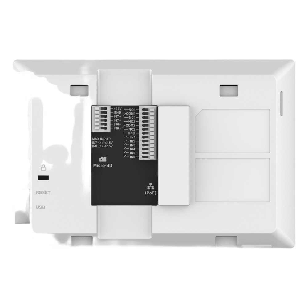 Estación de Intercomunicación SIP con Wi-Fi 6, Bluetooth y Control Total para Agendamiento de Salas y Edificios Inteligentes (Color Blanco)