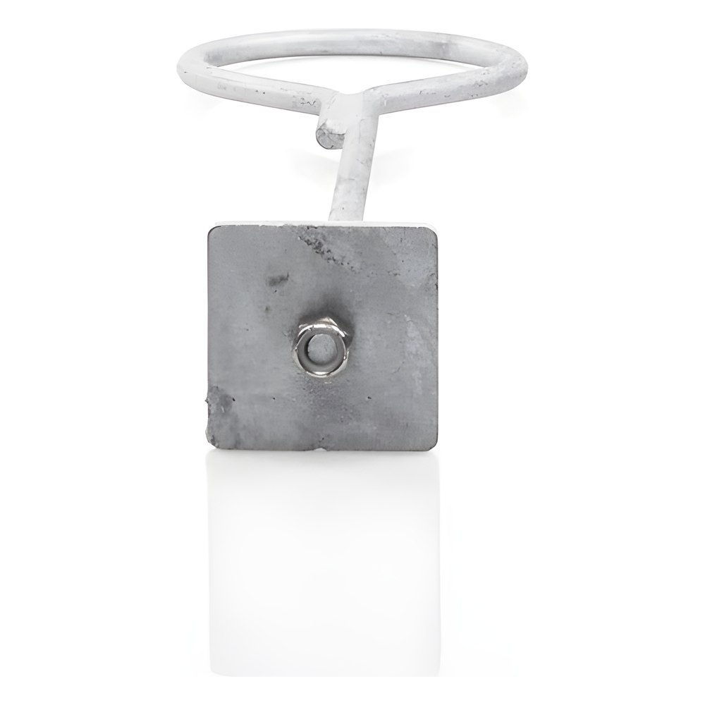 Ancla de Losa o Pared de 63-65 cm. de 13 cm diámetro de argolla Galvanizado por Inmersión.