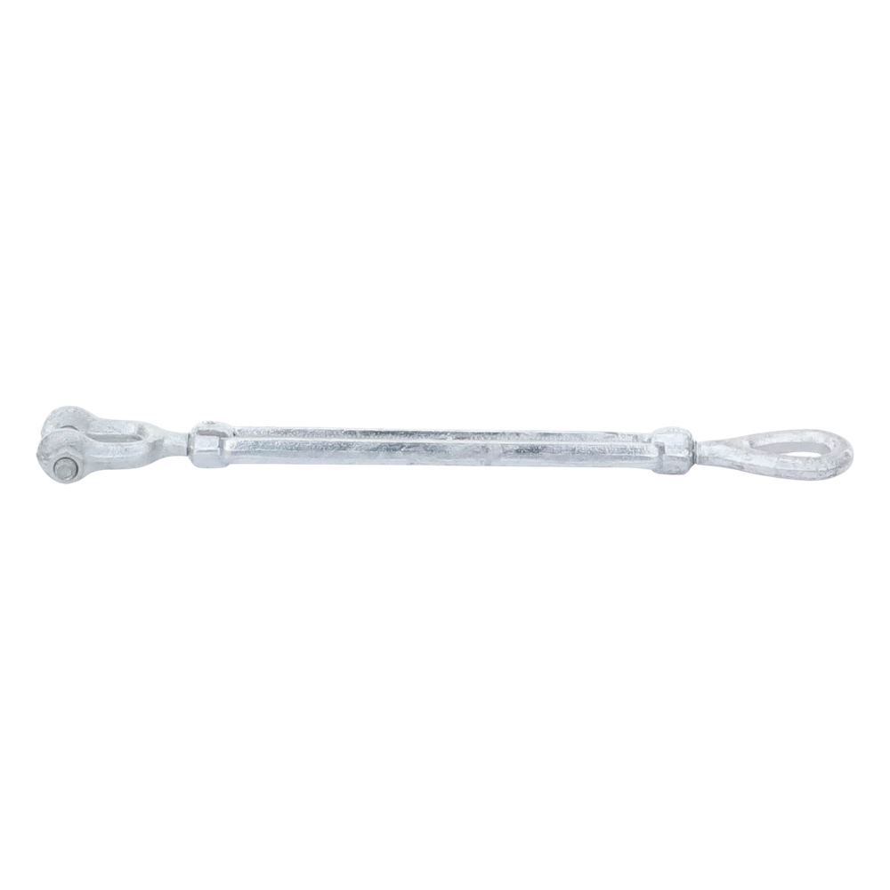 Tensor de 3/8" x 6" Acero Forjado OJO-QUIJADA, Galv. Inmersión en Caliente (Carga Max. 1200 lbs).