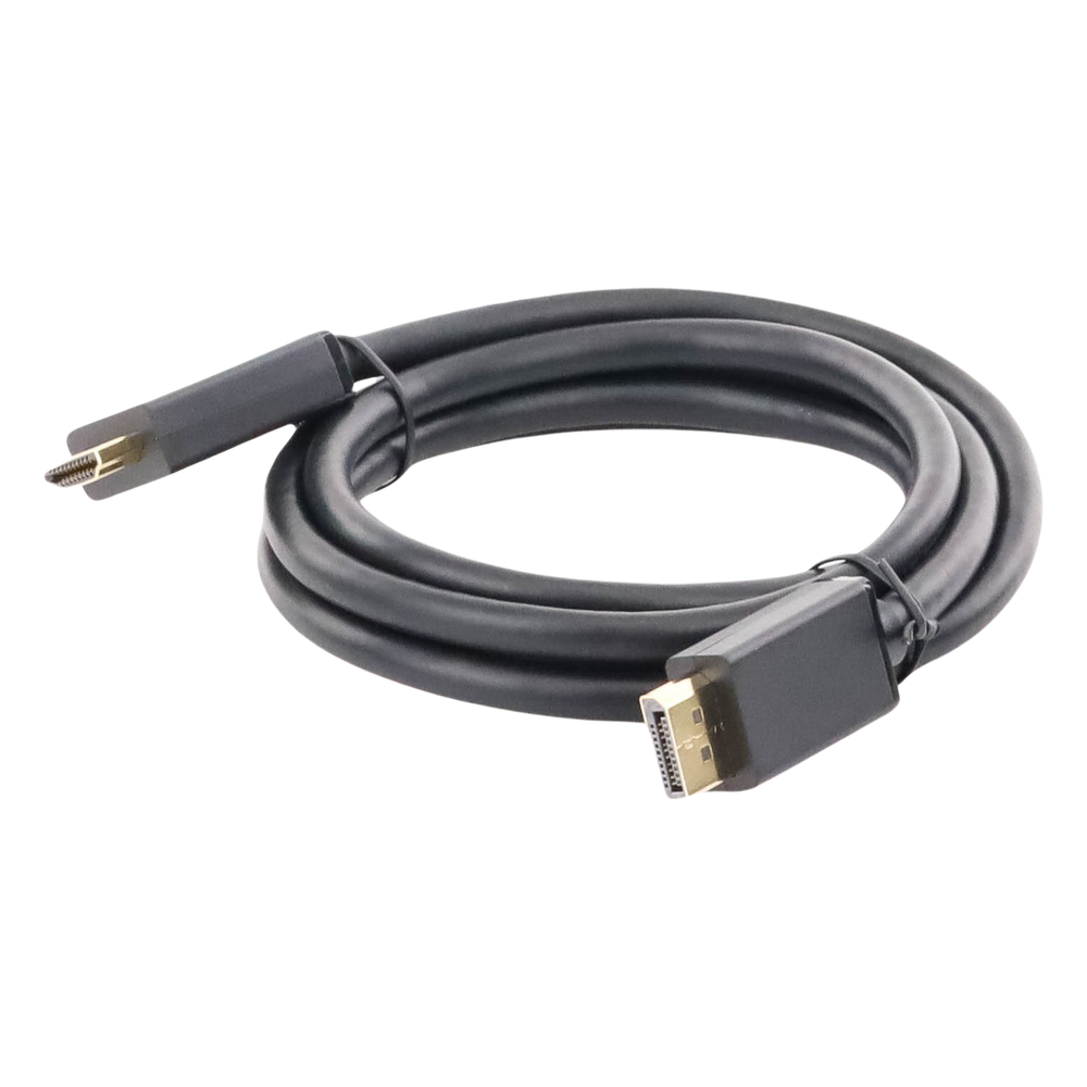 Cable DP Macho a HDMI Macho / Longitud 1.50 Metros (4.92 Pies) / Soporta 4K@30Hz / Soporta 3D / Cobre EstaÑado 28AWG / Blindaje Interno MÚltiple / TransmisiÓn Unidireccional / BotÓn de LiberaciÓn / Chip de Última GeneraciÓn