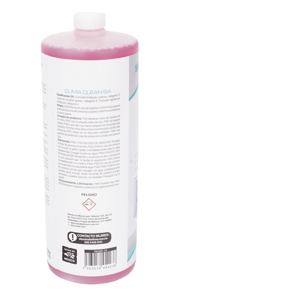 CLIMA CLEAN BA Limpiador Espumoso, Biodegradable y a Base de Agua que Garantiza una Limpieza Profunda y Profesional en Serpentines de Minisplits, Mejorando su Eficiencia y Prolongando su Vida Útil