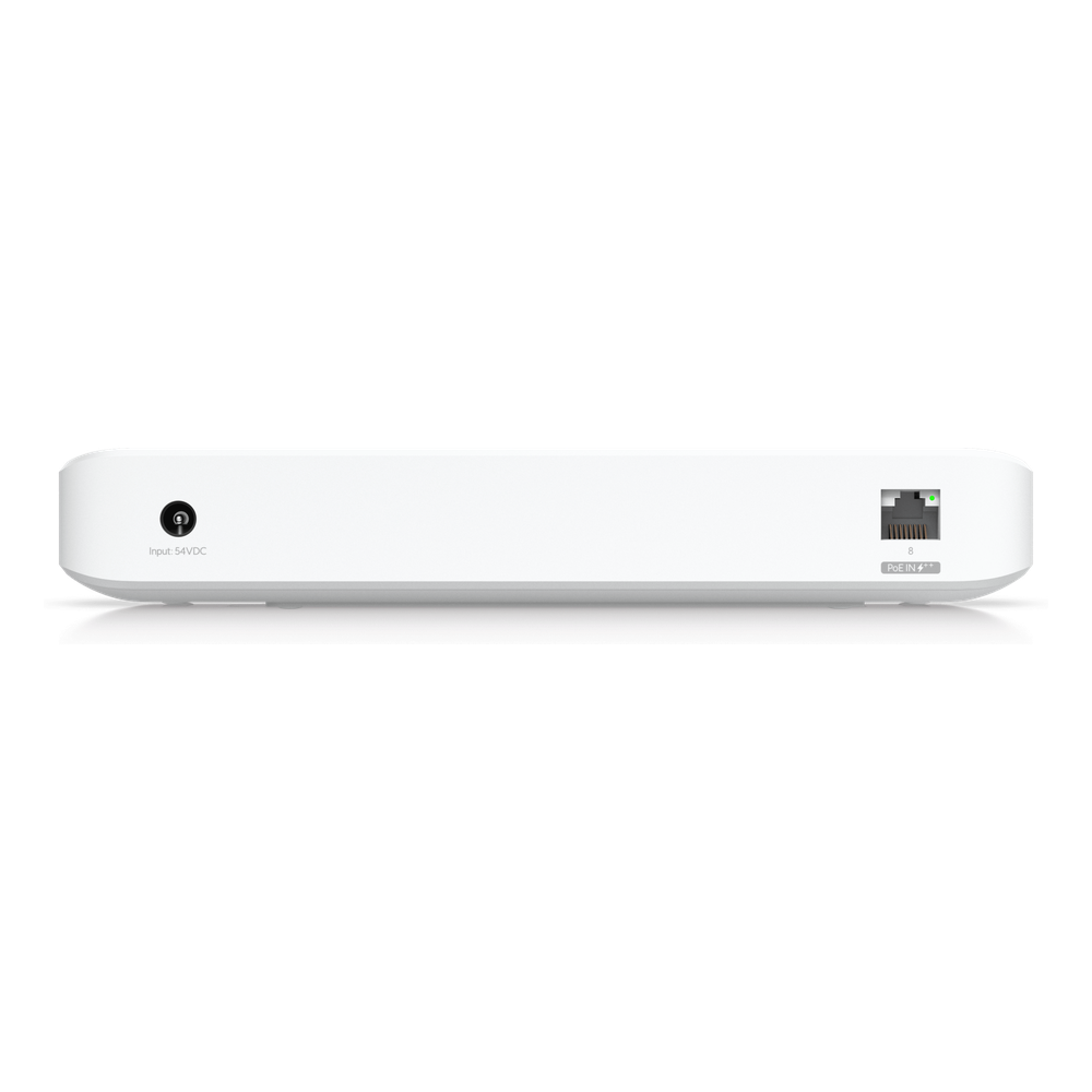 USW Ultra 60W Switch de 8 Puertos GbE (7 Puertos PoE+ y 1 Puerto Entrada PoE++) con Opciones de Montaje Versátiles