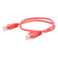 Cable de Parcheo UTP Cat5e - 0.5 Metros (1.64 Pies) - Rojo