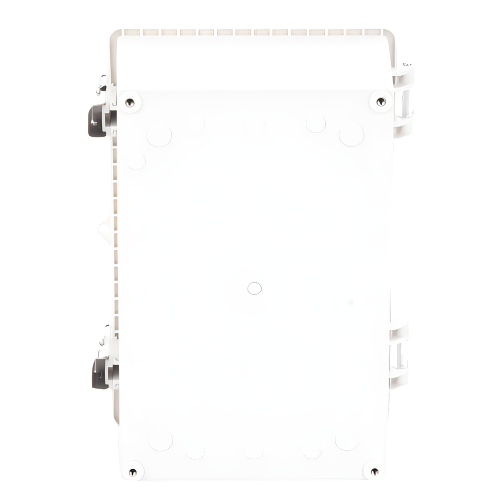Gabinete Plástico ABS, Puerta Transparente, Uso en Intemperie IP66 (190 x 290 x 140 mm) cierre por Broche Inoxidable y Permite Cerrado con Candado y Llave (Perno 5mm) No Incluido