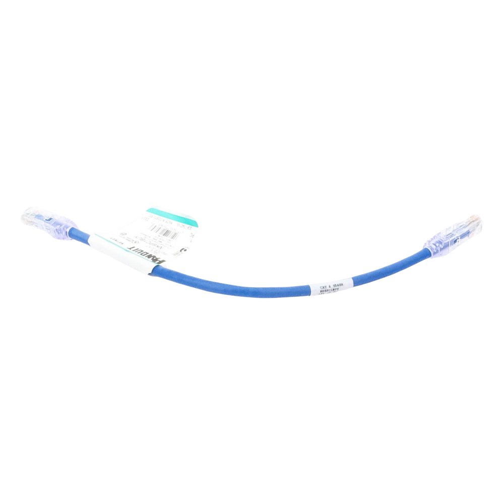 Cable de Parcheo UTP Categoría 6, con Plug Modular en Cada Extremo - 0.3 Metros (1 Pie) - Azul