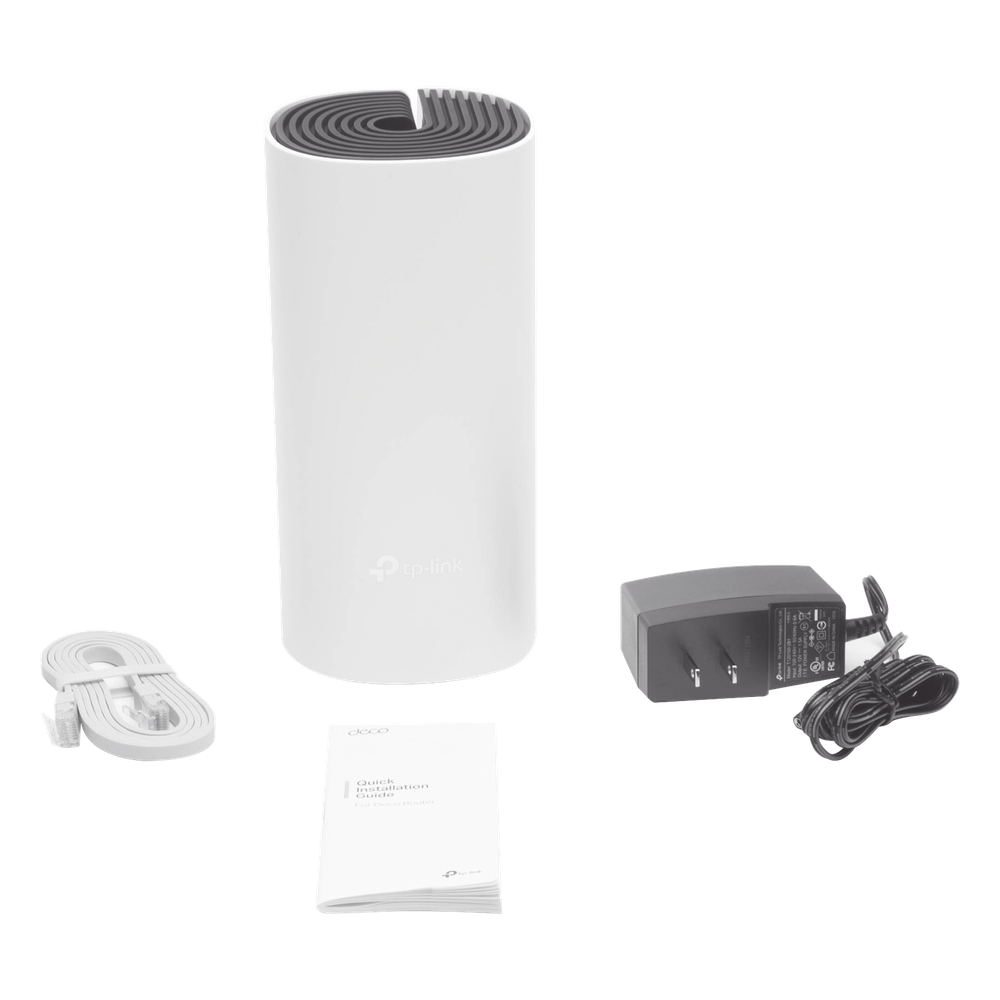 Router Inalámbrico MESH Interior para Hogar / Doble Banda Wi-Fi 5 AC1200 Mbps / 2 Puerto Gigabit WAN/LAN / 2 Antenas Internas / Administración Mediante la App Deco (iOS, Android)