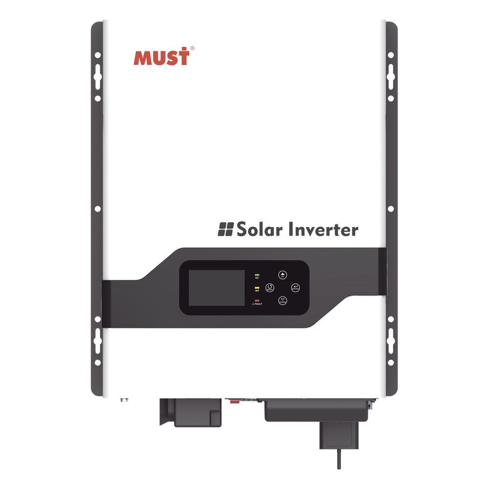 Inversor / Cargador de 3 KW para Sistemas Tipo Isla a 48Vcd, 220Vca de Entrada, 220/120Vca de Salida, Onda Sinusoidal Pura con Controlador MPPT