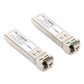Transceptores Ópticos Industriales Bidireccionales SFP+ (Mini-Gbic) / Monomodo 1270 & 1330 nm / 10 Gbps / 10GBASE / Conector LC/UPC Simplex / DDM / Hasta 10 km / 2 Piezas