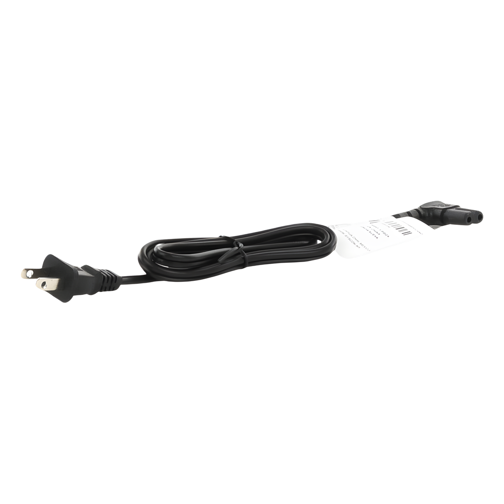 Cable de Alimentación Eléctrica para 120-240 Vca / 1 Metro (3.28 Pies) / 2 Clavijas Tipo Americano / Conector en Forma Tipo L