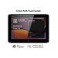 Panel Touch Para Programación De Salas De Reuniones Todo En Uno Con Indicadores LED Laterales Moderno y Ultrafino