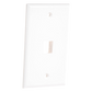 Placa de Pared de 1 Puerto, Keystone, Color Blanco