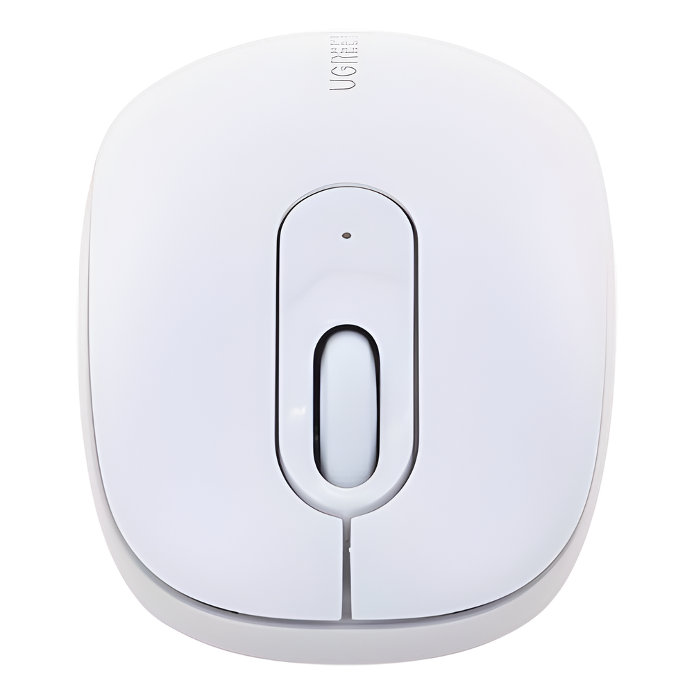Mouse Inalámbrico 2.4G 800/1200/1600/2400 DPI | Función de 3 botones | Alcance 10m | Silencioso |  Ergonómico | Anti-caída y Anti-interferencias | Batería Alcalina AA incluida  | Color Dusty Blue.