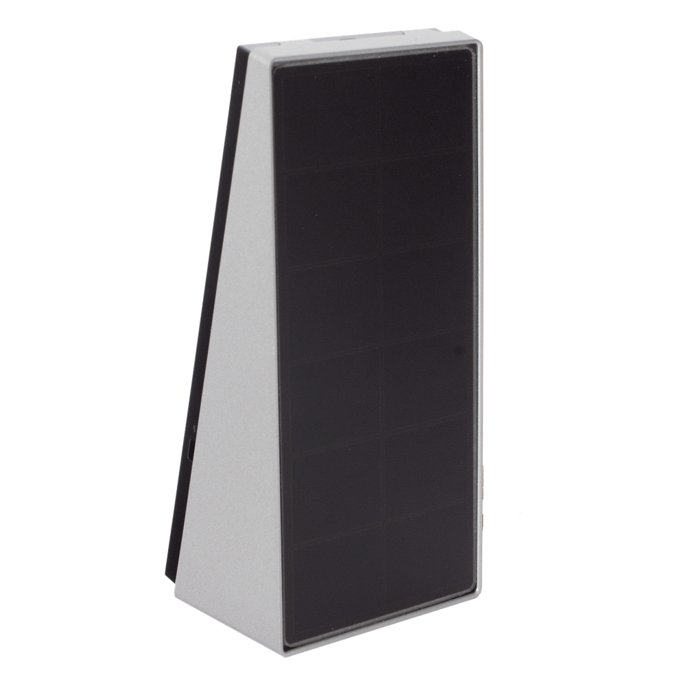 Doorbell de Batería Recargable con Transformador de 5Vcc o Panel Solar (Incluye Panel) / 3 megapíxel / Doble Lente / Protección IP65 / Audio de Dos Vías