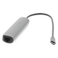 HUB USB-C (Docking Station) 5 en 1 | Ultra Delgado | 2 USB-A 3.1 a (5 Gbps) | HDMI 4K@60Hz | RJ45 (Gigabit Ethernet) | USB-C PD Carga Rápida 100W | Soporta OTG | Chips Inteligentes | Pequeño y Ligero | Caja de Aluminio.