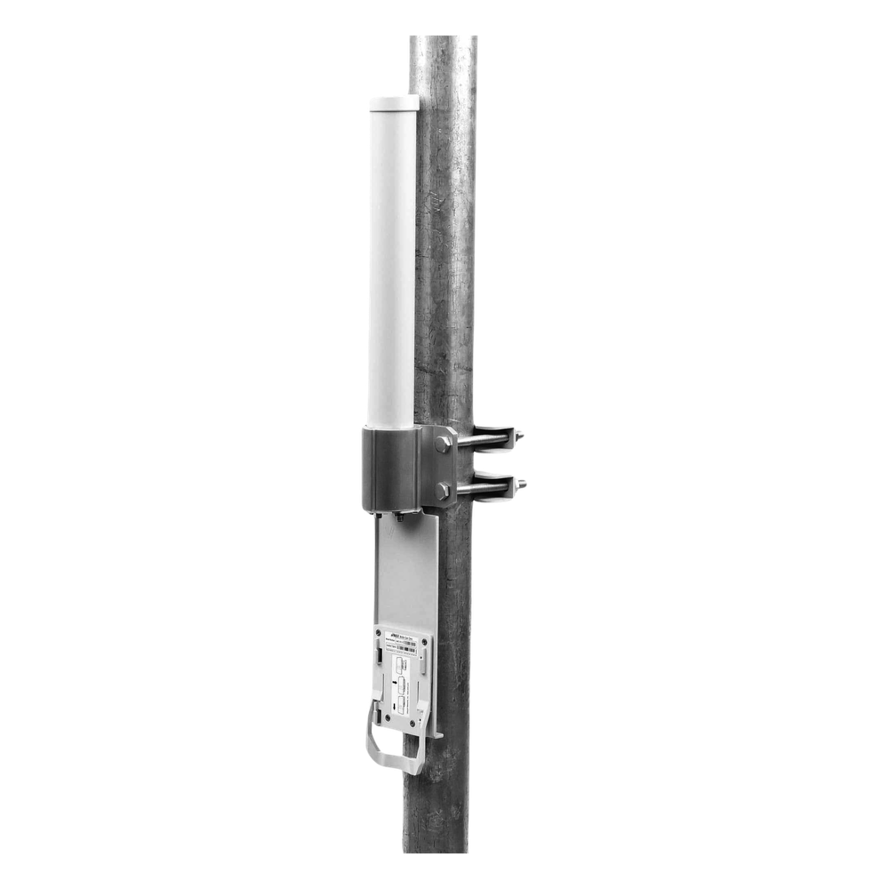 Antena omnidireccional, potente cobertura de 360°, doble polaridad MIMO 2x2, frecuencia 5 GHz (5.45-5.85 GHz) de 10 dBi