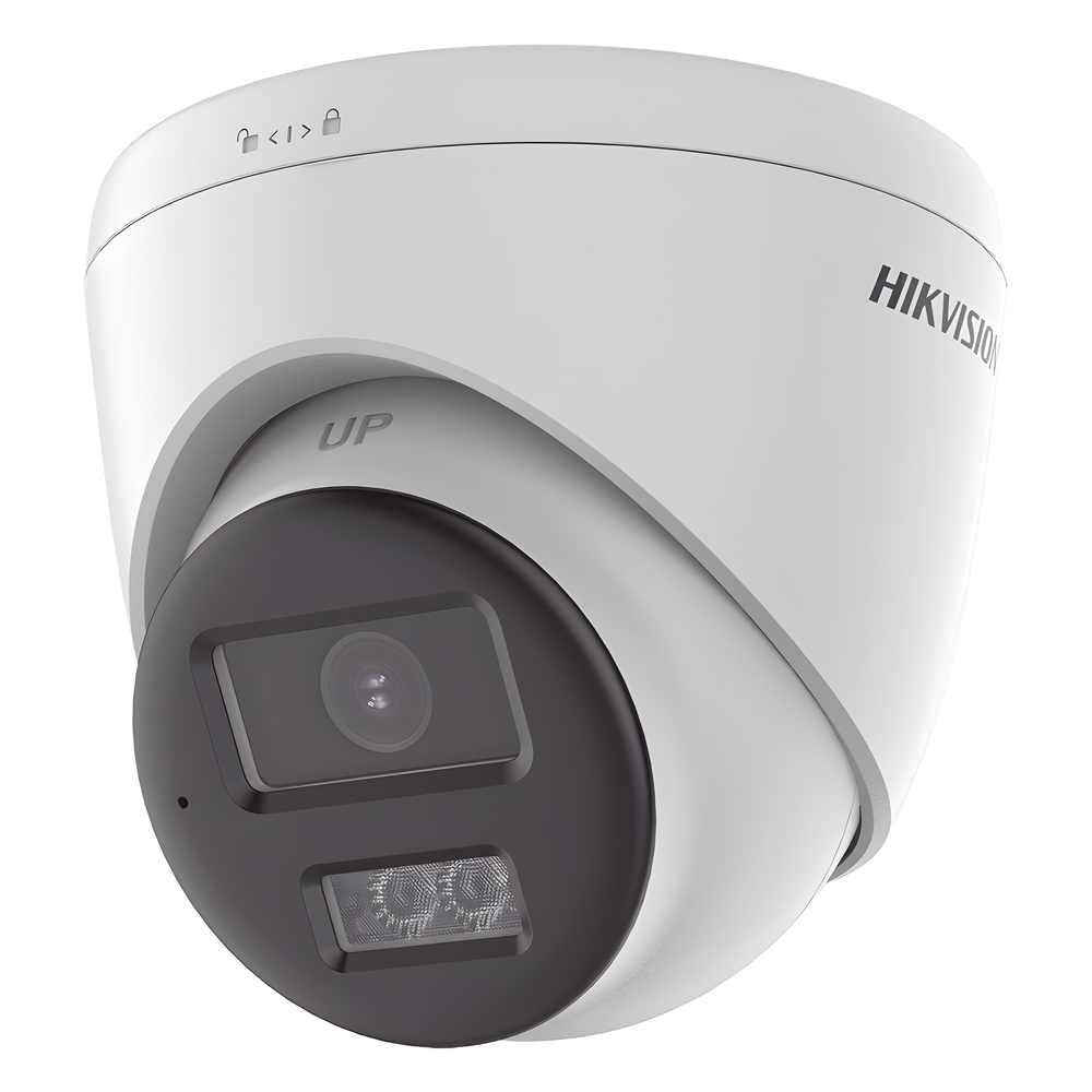 [Audio Bidireccional + Sirena & Estrobo + Dual Light + ColorVu] Turret TURBOHD 4K (8 Megapixel)  / Lente 2.8 mm / 40 mts IR EXIR + 40 mts Luz Blanca / Sirena / Micrófono y Bocina Integrado / Exterior IP67 / dWDR